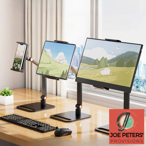 Adjustable Portable Monitor Holder with 360° Rotation
