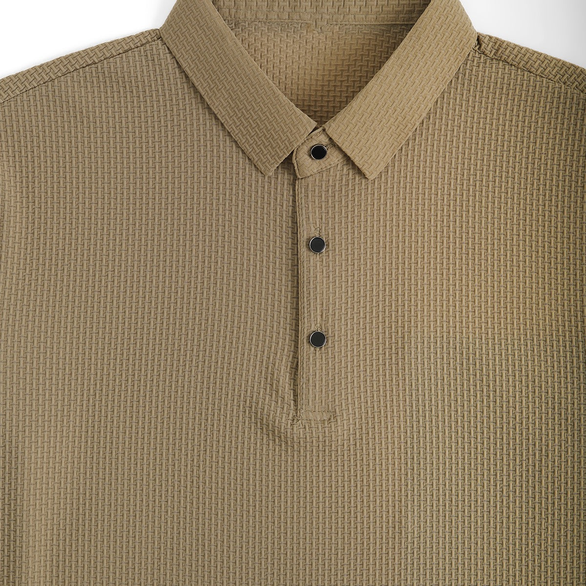 Soffice Long Sleeve Polo – No-Logo Wrinkle-Free Fabric - Image 8
