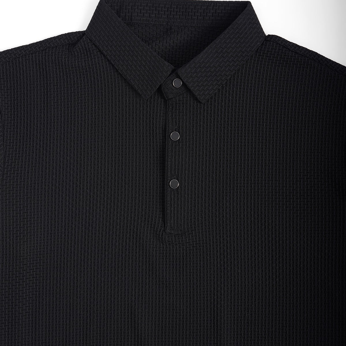 Soffice Long Sleeve Polo – No-Logo Wrinkle-Free Fabric - Image 16
