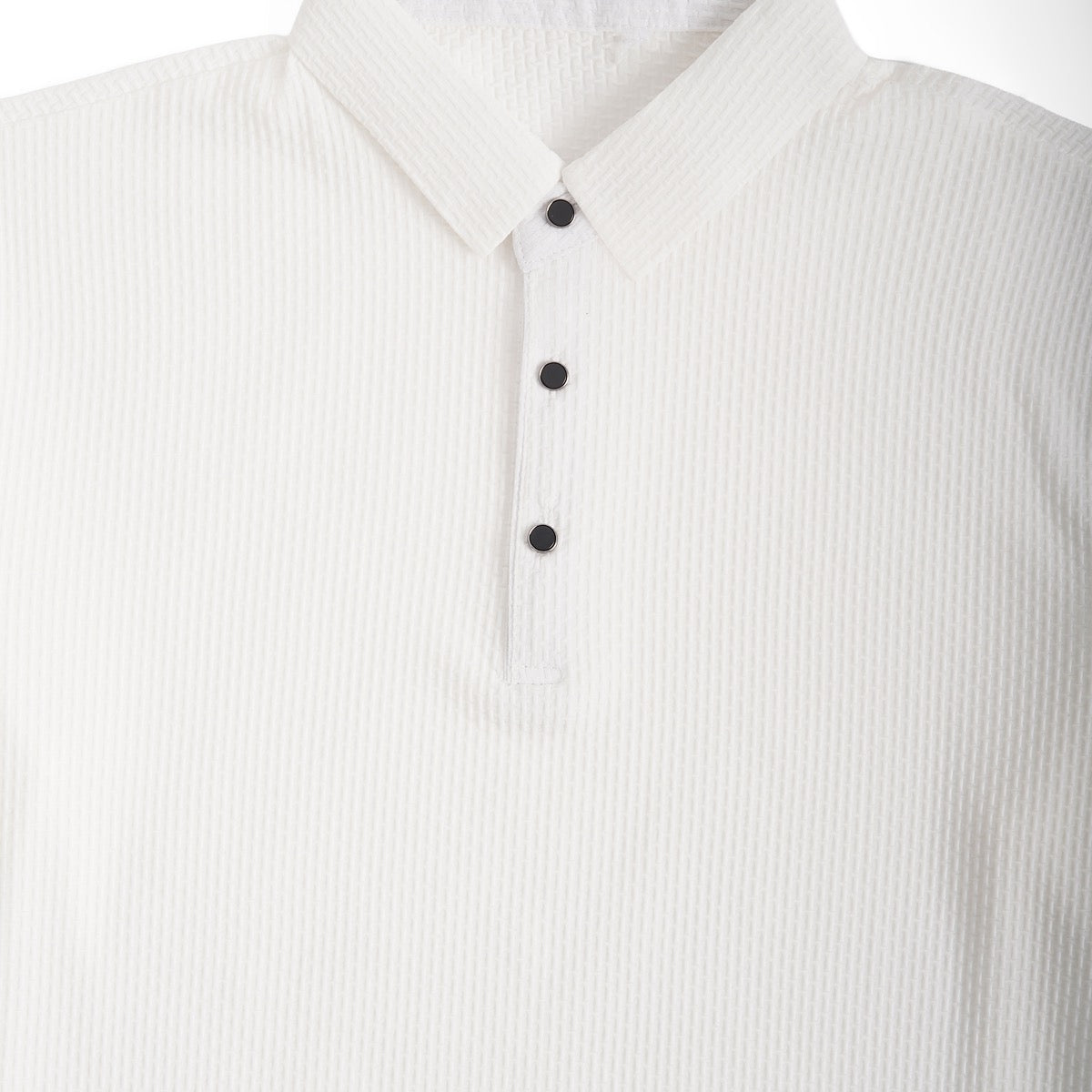Soffice Long Sleeve Polo – No-Logo Wrinkle-Free Fabric - Image 5