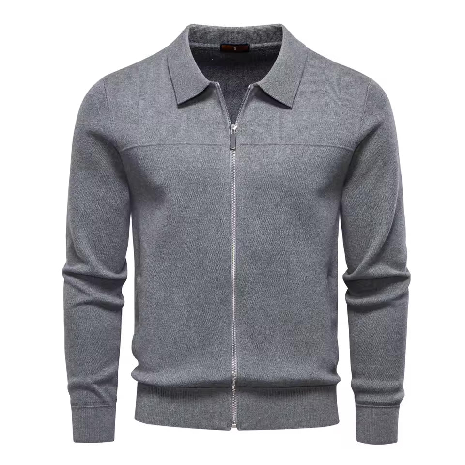 Vento Zip-Up Cardigan by Enzo Cavalli