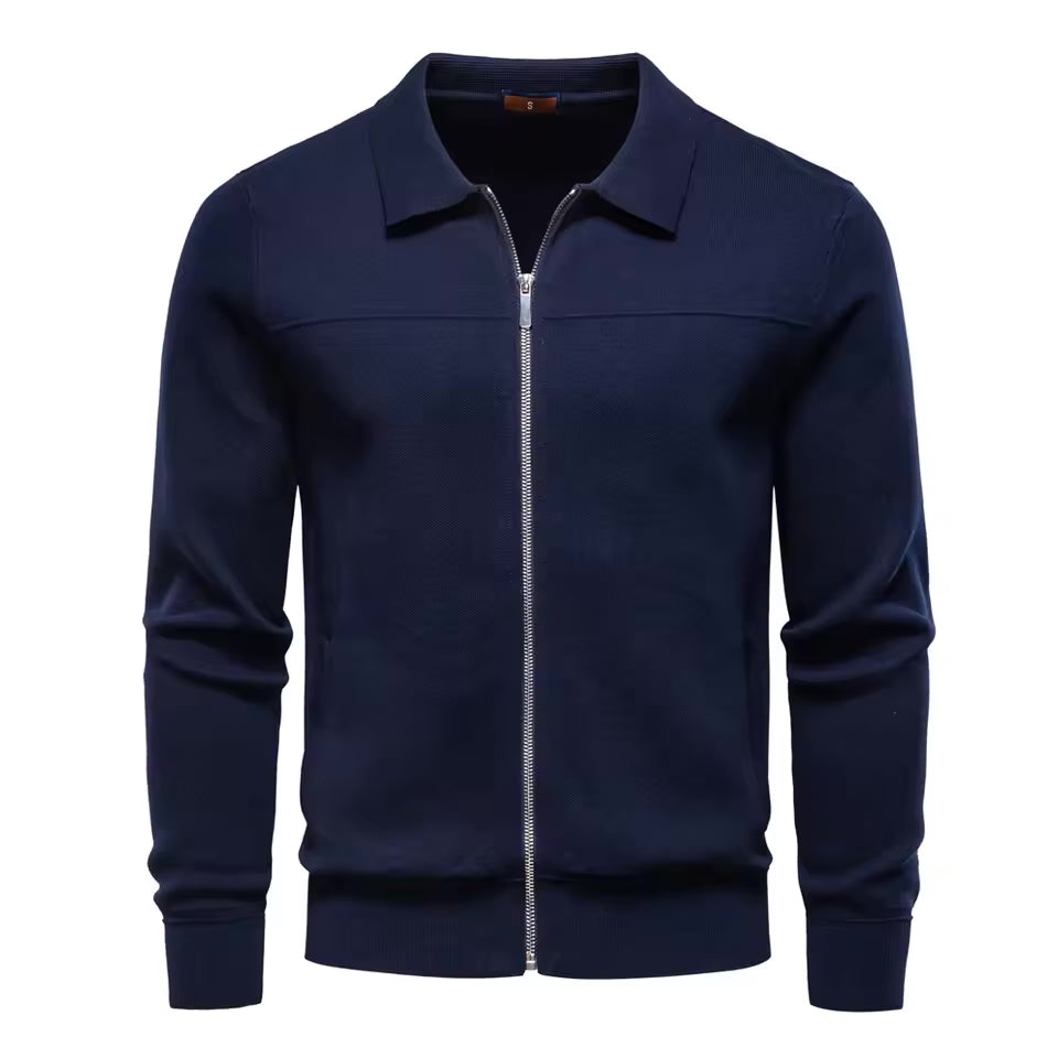 Vento Zip-Up Cardigan by Enzo Cavalli - Image 8