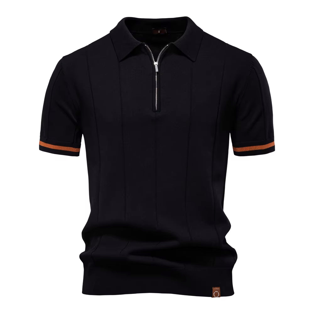 Torino Quarter-Zip Polo by Enzo Cavalli - Image 39