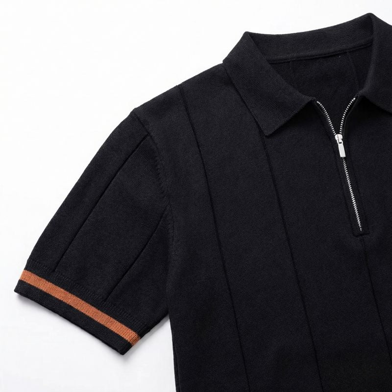 Torino Quarter-Zip Polo by Enzo Cavalli - Image 42