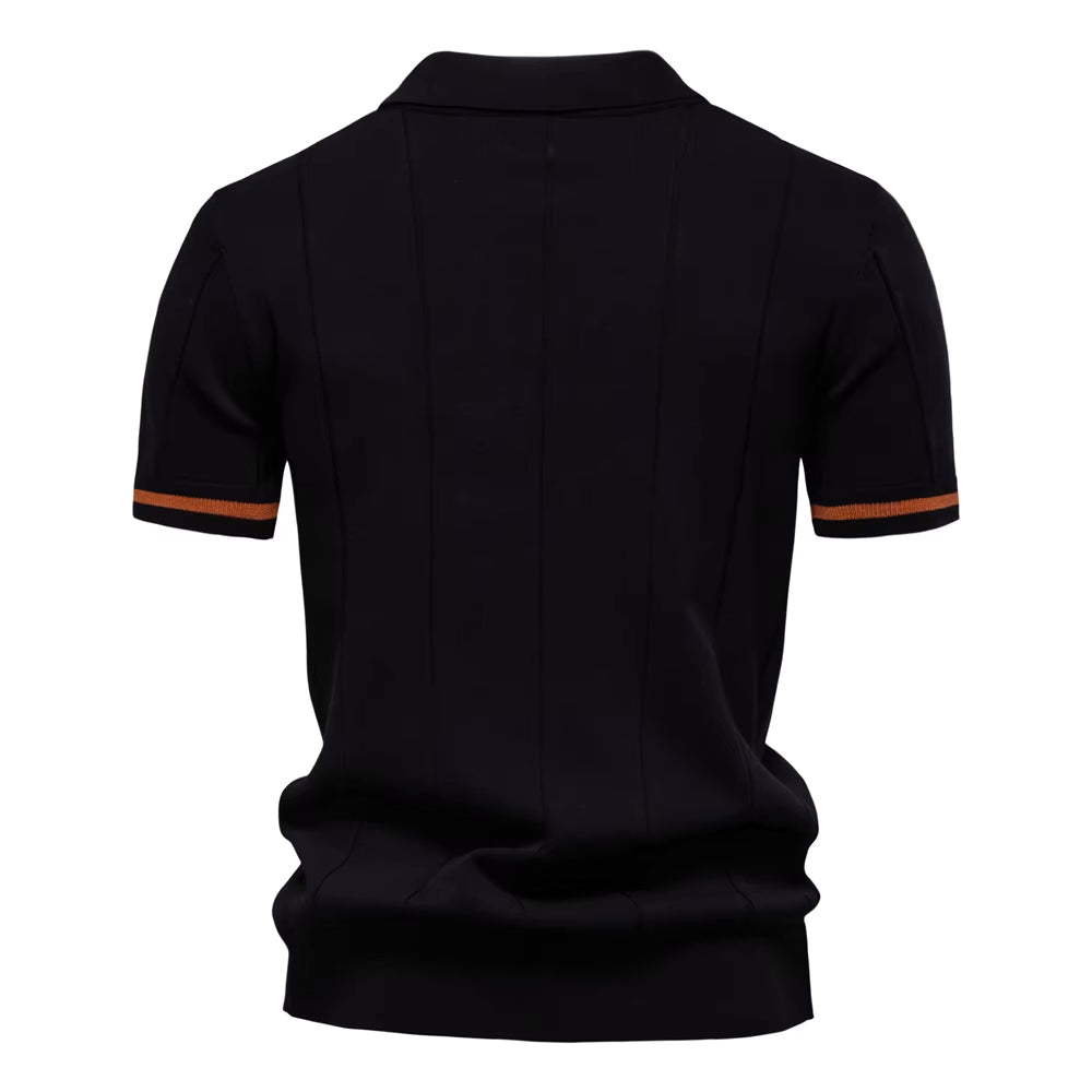 Torino Quarter-Zip Polo by Enzo Cavalli - Image 44