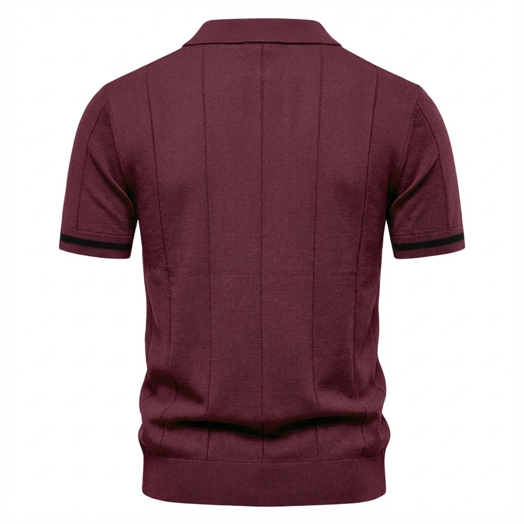 Torino Quarter-Zip Polo by Enzo Cavalli - Image 5