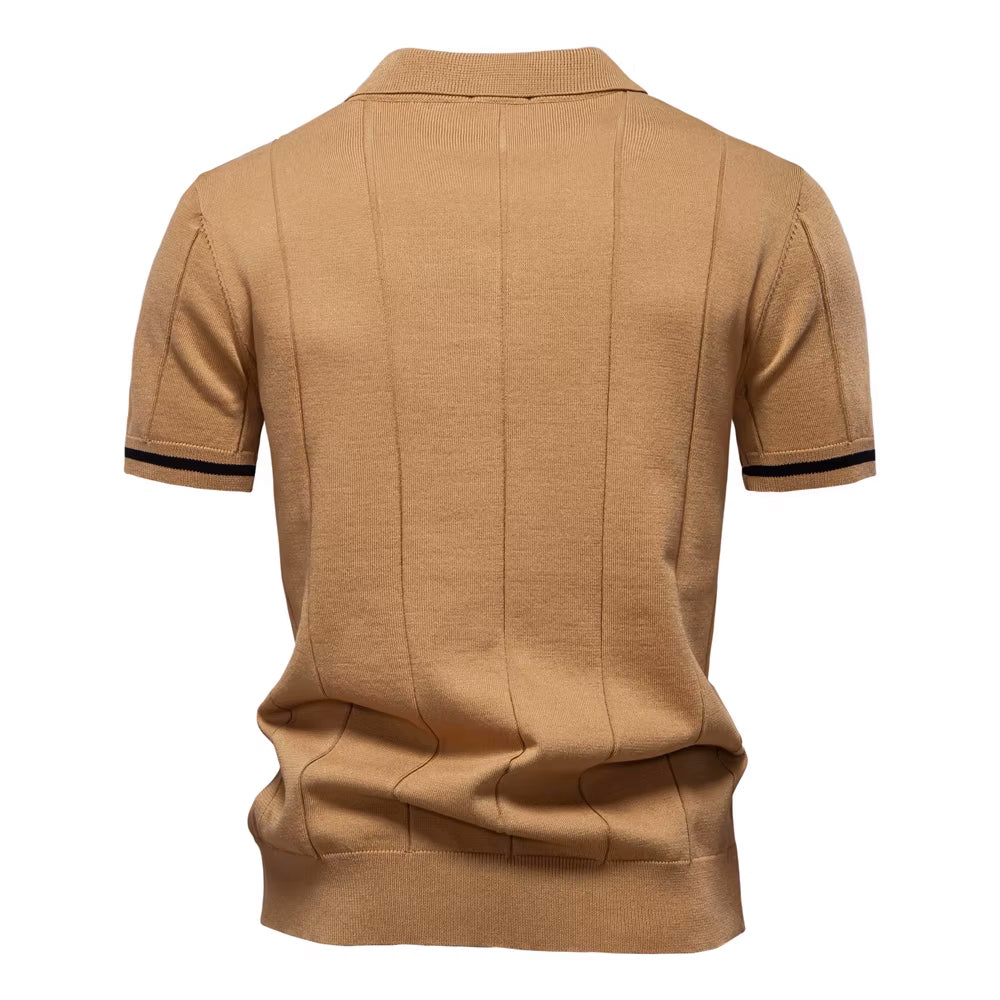 Torino Quarter-Zip Polo by Enzo Cavalli - Image 21
