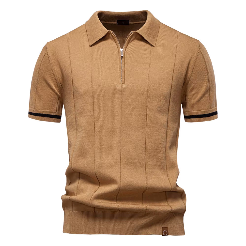 Torino Quarter-Zip Polo by Enzo Cavalli - Image 20