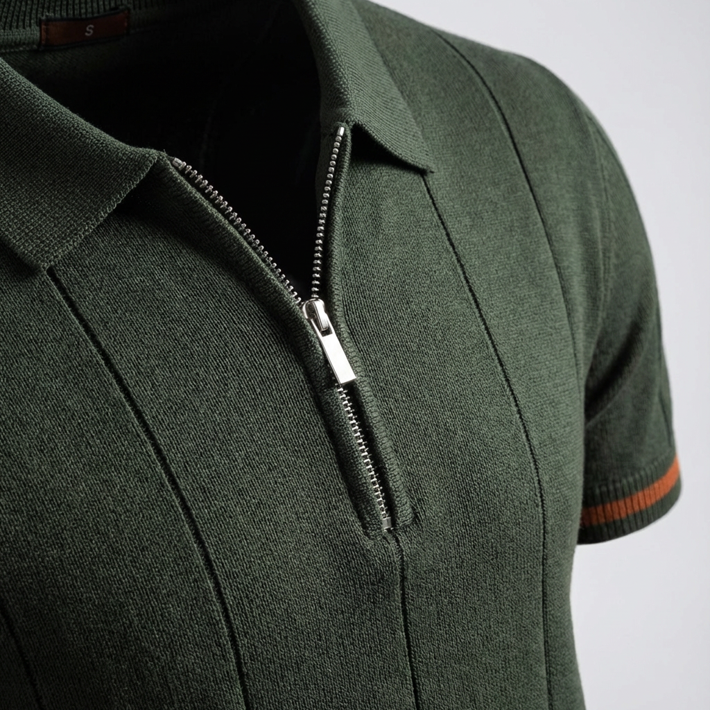 Torino Quarter-Zip Polo by Enzo Cavalli - Image 64