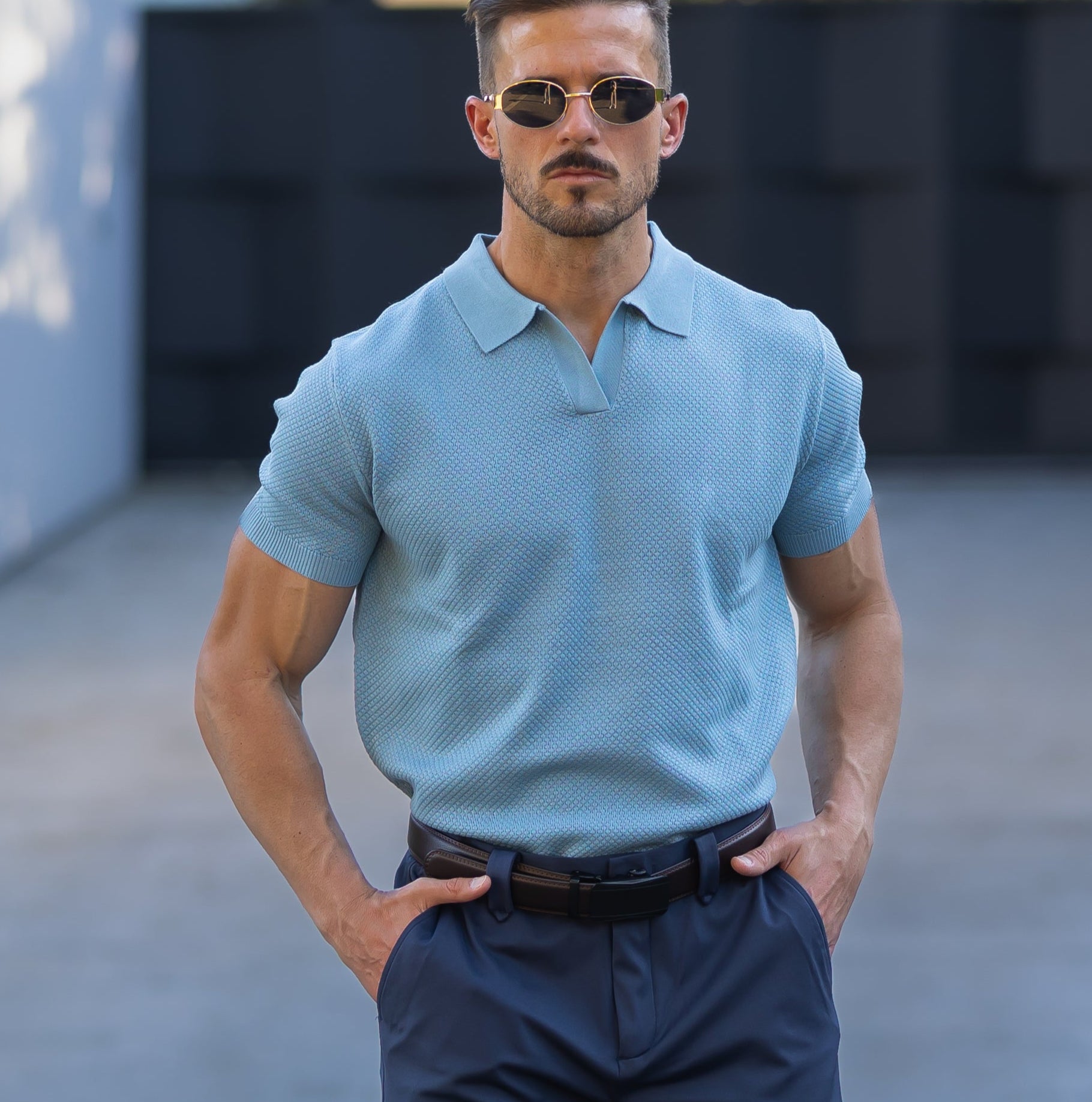 Verona Mesh Polo by Enzo Cavalli - Image 2