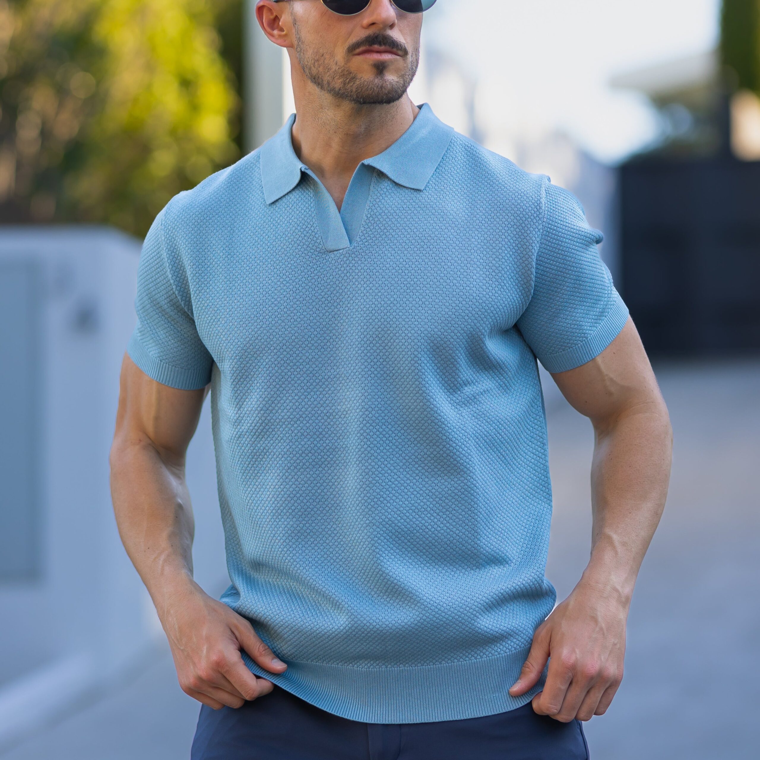 Verona Mesh Polo by Enzo Cavalli - Image 3