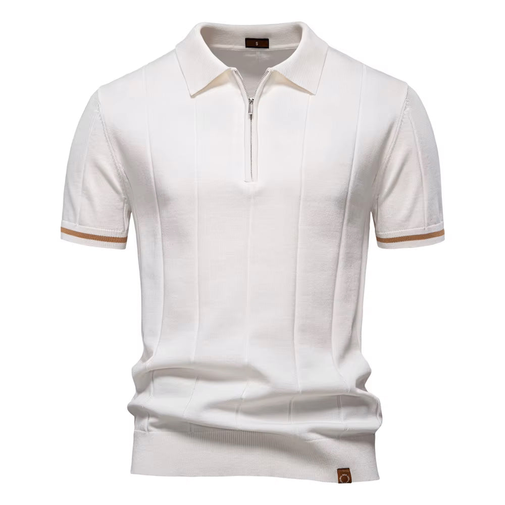 Torino Quarter-Zip Polo by Enzo Cavalli - Image 6